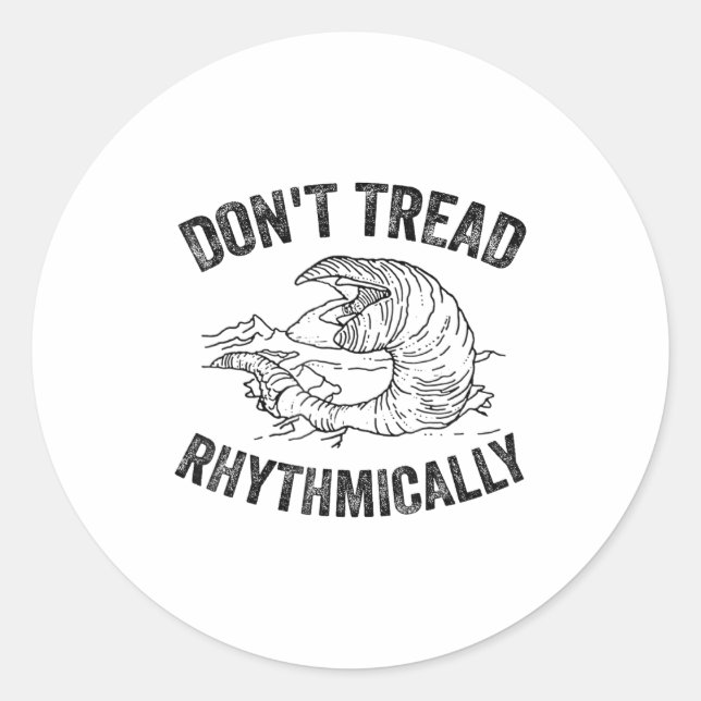 Adesivo Don't Tread Rhythmically Apparel For Men Women  (Frente)