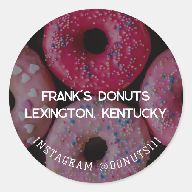 Adesivo Donuts (Frente)