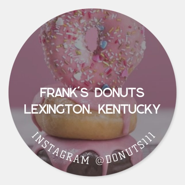Adesivo Donuts (Frente)