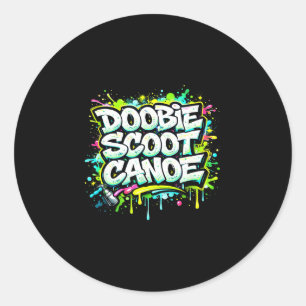 Adesivo Doobie desliza canoa engraçado canoagem