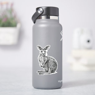Adesivo Doodle art Kangaroo
