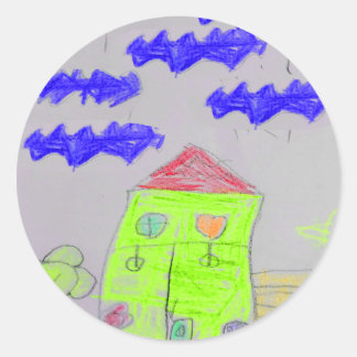 Adesivo Doodle Desenhado à Mão Divertido