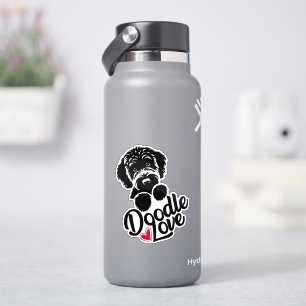 Adesivo Doodle Dog Love