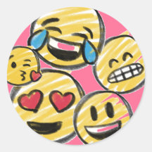 Doodle Emoji Cartoon Adolescente Teen Birthday