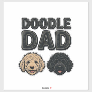 Adesivo Doodle Pai Camisa Vintage do Papai Design_1