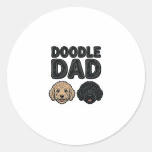 Adesivo Doodle Pai Camisa Vintage do Papai Design_1