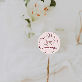 Adesivo Doodle Retro Caprichoso | Casamento