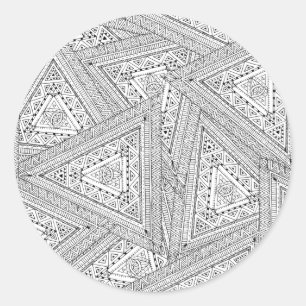 Adesivo Doodle tribal 2