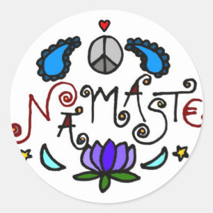 Adesivo Doodles de Namaste