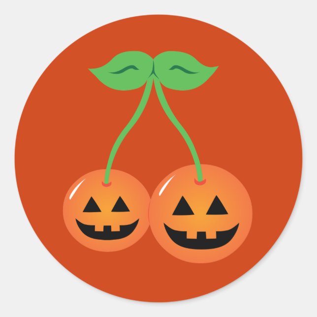 Adesivo Doom Jack o' Lantern Cherries (Frente)