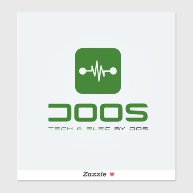 ADESIVO DOOS ZAZZLE STICKER (Folha)