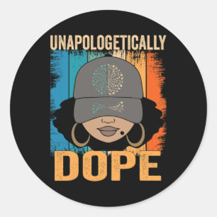 Adesivo Dope Women Black History Mês 1 de junho