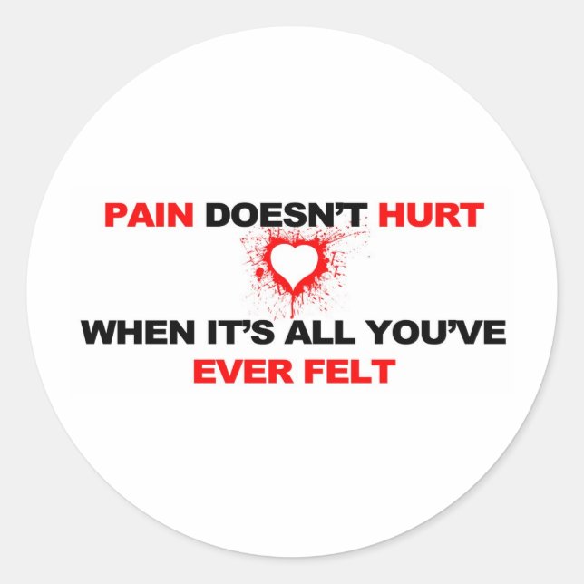 Adesivo Dor não dói (Frente)