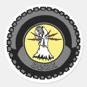 Adesivo DORK com um zero