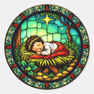 Adesivo Dormir Bebê Jesus Natal
