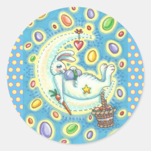 ADESIVO DORMIR BUNNY JELLY BEAN DREAMS MOON STICKER