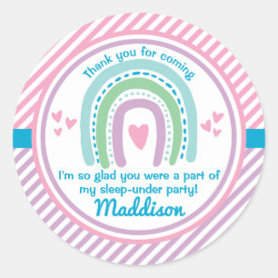 Adesivo Dormir Sob Meia Dormir Sobre O Arco-Íris