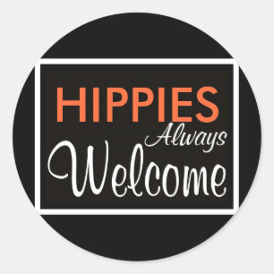 Adesivo Dos HIPPYS boa vinda sempre