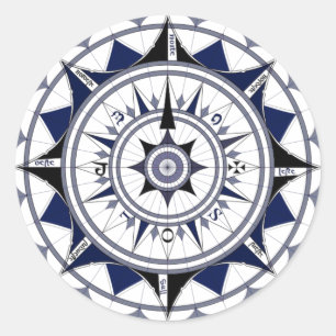 Adesivo Dos Ventos de Colecção Rosa