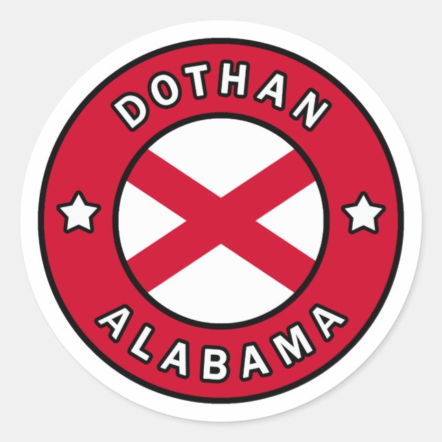 Adesivo Dothan Alabama (Frente)