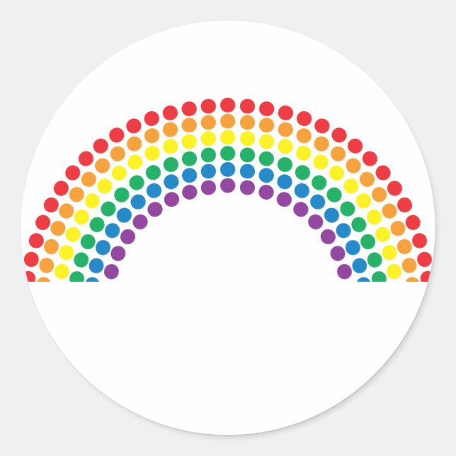 Adesivo Dotty Rainbow (Frente)