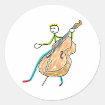 Double Bass Stickman
