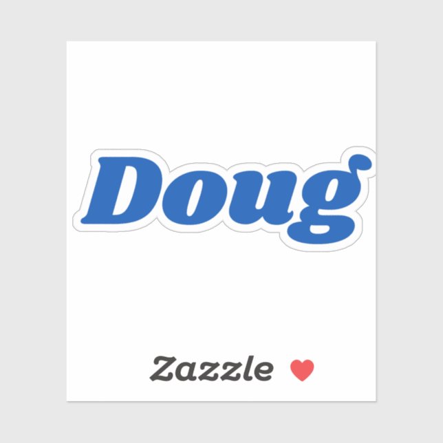 Adesivo Doug (Folha)