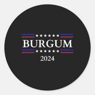 Adesivo Doug Burgum Para Presidente 2024
