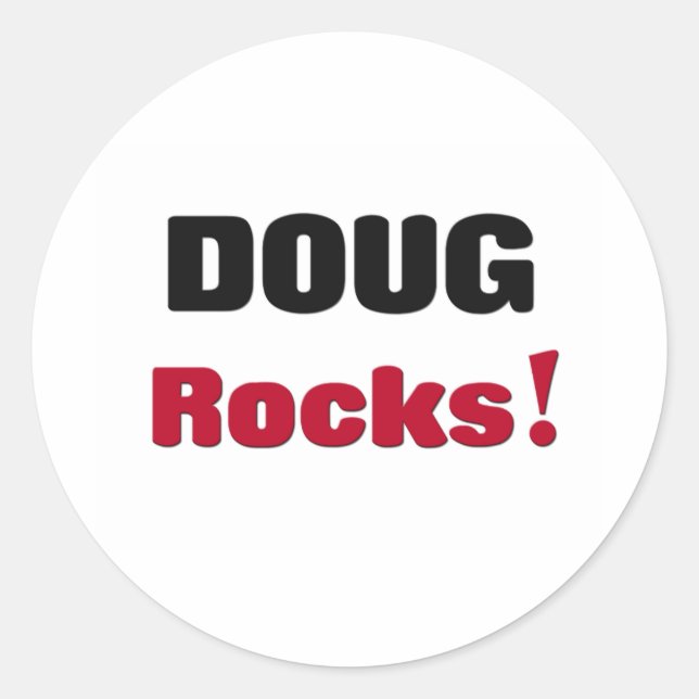Adesivo Doug Rocks (Frente)