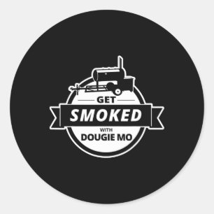Adesivo Dougie Mo Churrasco catering vestuário personaliza