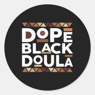 Adesivo Doula Negra Droga História Negra Melanina Doula Ne