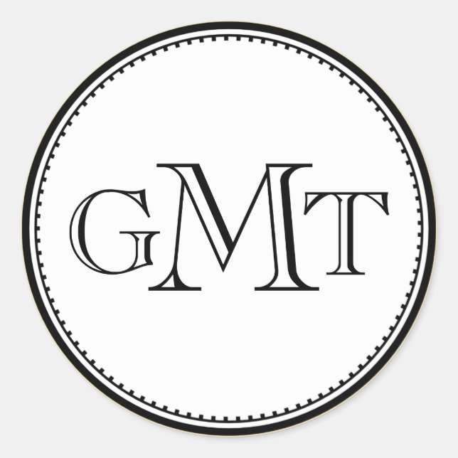 Adesivo Dourada 3 letra inicial monograma de elegância rea (Frente)