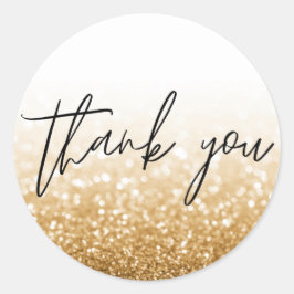 Adesivo Dourada Caligrafia