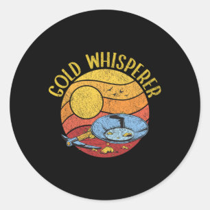 Adesivo Dourada e engraçada caça ao tesouro Dourado