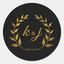 Dourada Festa da Terra do Monograma Casamento Salv