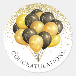 Adesivo Dourada Festa de Reforma Branca