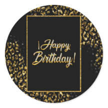 Dourada negra e joias Leopardo