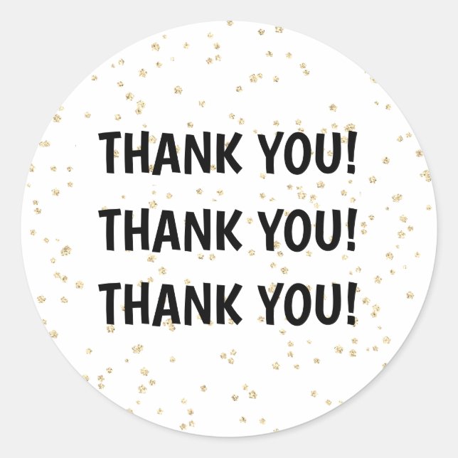 Adesivo Dourada noite negra do ano novo (Frente)