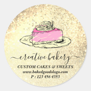 Adesivo Dourada padaria Pastelaria Chapas de pedras de bol