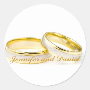Adesivo Dourado Anel Noiva Casamento de Noite Vestidos Vin
