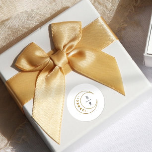 Adesivo Dourado Casamento Celestial