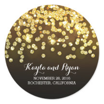 Dourado e Preto - Casamento Glitter de Ouros