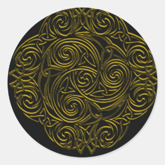 Adesivo Dourado emblema Celular