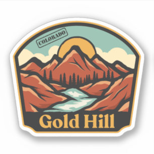 Adesivo Dourado Hill, Colorado Sticker