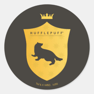 Adesivo Dourado HUFFLUFF™ Crest Crowado