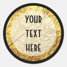 Adesivo Dourado moderno na Black White Strike Boutique