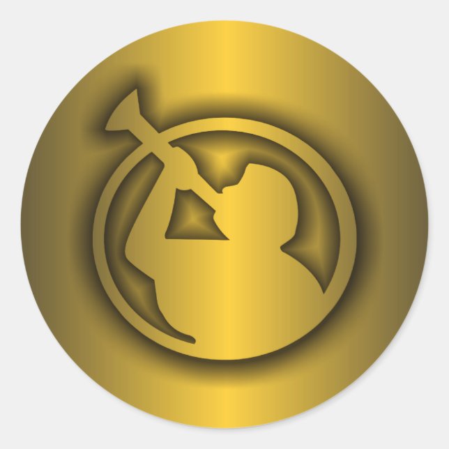 Adesivo Dourado Mórmon (Frente)