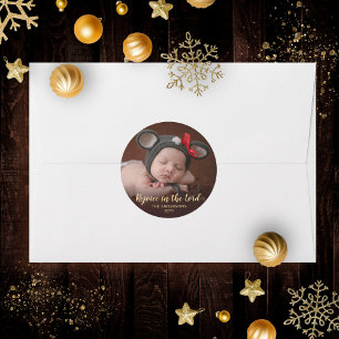 Adesivo Dourado Natal religioso Natal