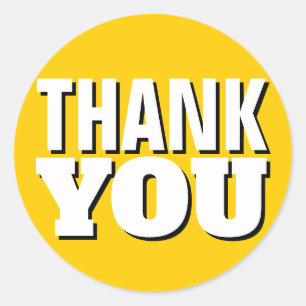 Adesivo Dourado Obrigado