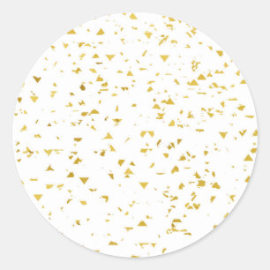 Adesivo Dourado polo confetti,padrão,branco,chic,elegante,